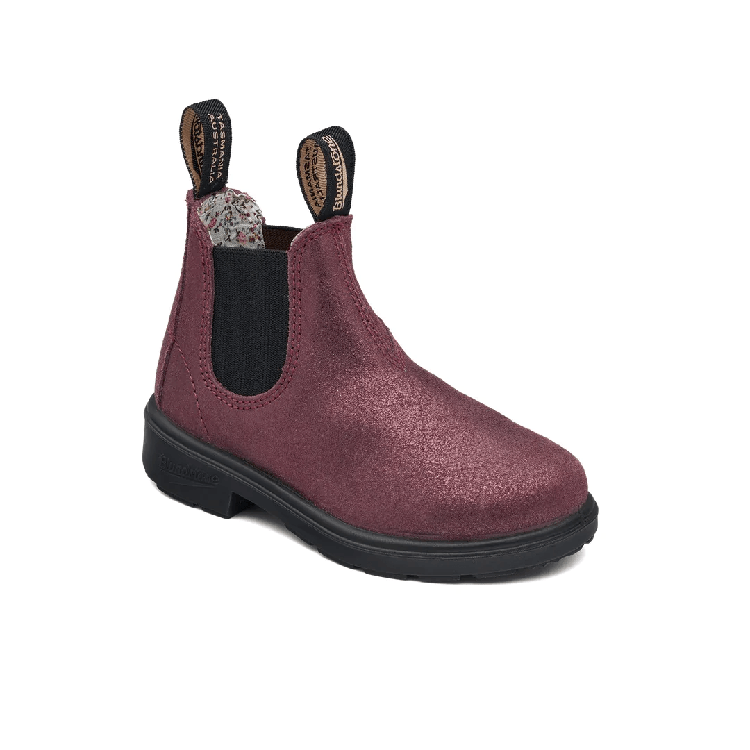 Blundstone Kids Blunnies - Mountain Kids Outfitters: Rose Pink Color - White Background front view