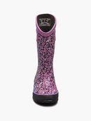  BOGS Kids Waterproof Rain Boots - Little Textures 2022 - Mountain Kids Outfitters - Pink Multi Color - White Background front view