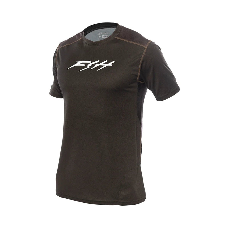 FastHouse Youth Ronin Alloy Short Sleeve Jersey - Mountain Kids Outfitters: Black, Front View