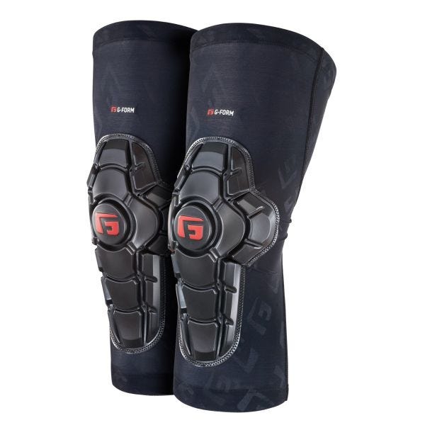 G-Form Youth Pro-X3 Knee Pads - Mountain Kids Outfitters: Black, Front View
