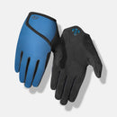 Giro DND Jr II Bike Gloves - Mountain Kids Outfitters: Shabori Blue, Palm and Top View