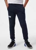Helly Hansen Junior Logo Pant 2.0: Navy Front View