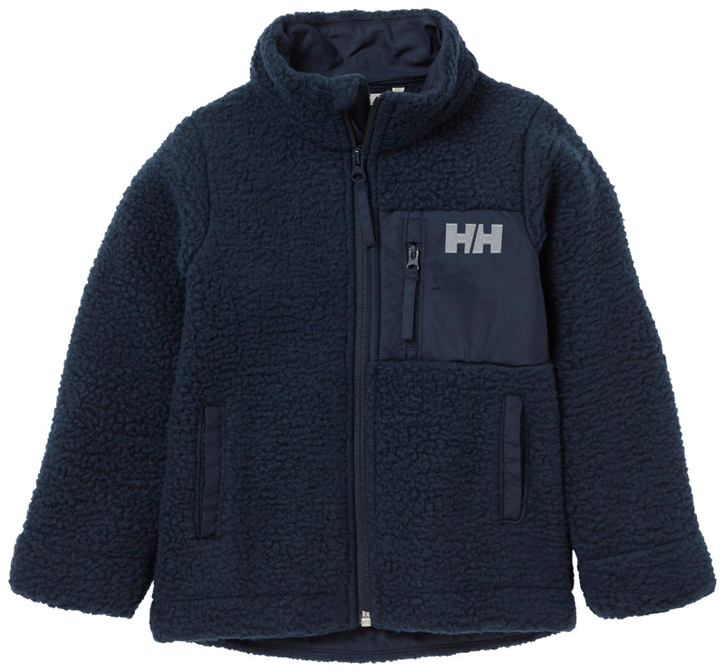 Helly Hansen Kids Champ Fleece Jacket: Navy Front View 