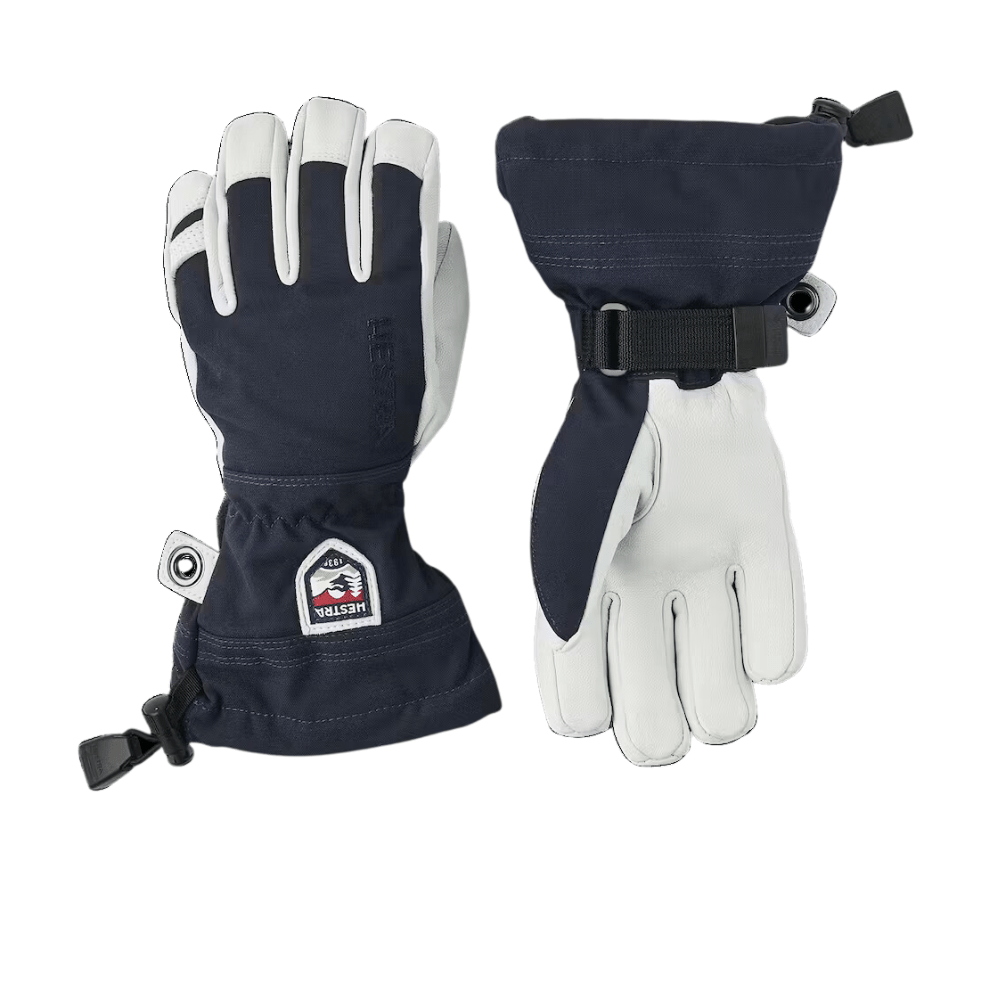 Hestra Army Leather Heli Ski Jr Gloves - Mountain Kids Outfitters