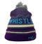 High Alpine Fleece Lined Whistler Beanie - Mountain Kids Outfitters - Purple Color - White Background front view