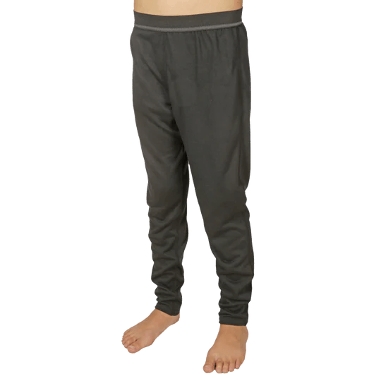 Hot Chillys Youth Skins Pants (Black) - Mountain Kids Outfitters