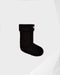Hunter Kids' Boot Socks - Mountain Kids Outfitters: Black Color - White Background side view
