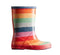 Hunter Original Kids' First Classic Glitter Rainbow Rain Boots - Mountain Kids Outfitters: Multi Bright  Color - White Background side view