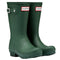Hunter Original Kids' Rain Boots (Matte) - Mountain Kids Outfitters - Hunter Green Color - White Background front view