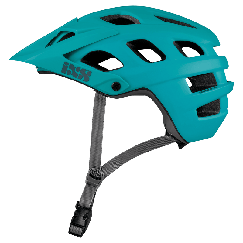 IXS Trail RS Evo Mountain Bike Helmet - Mountain Kids Outfitters: Lagoon, Side View