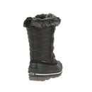 Kamik Frostier Winter Boots - Mountain Kids Outfitters - Black Color - White Background back view
