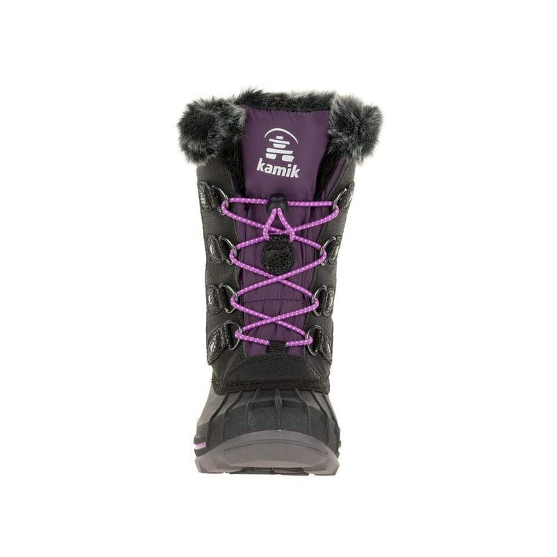 Kamik Frostier Winter Boots - Mountain Kids Outfitters - Purple Color - White Background front view