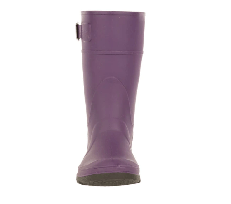 Kamik Raindrops Rain Boots - Mountain Kids Outfitters - Eggplant Color - White Background front view