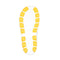 Kamik Riptide Rain Boots - Mountain Kids Outfitters - Yellow Color - White Background sole area