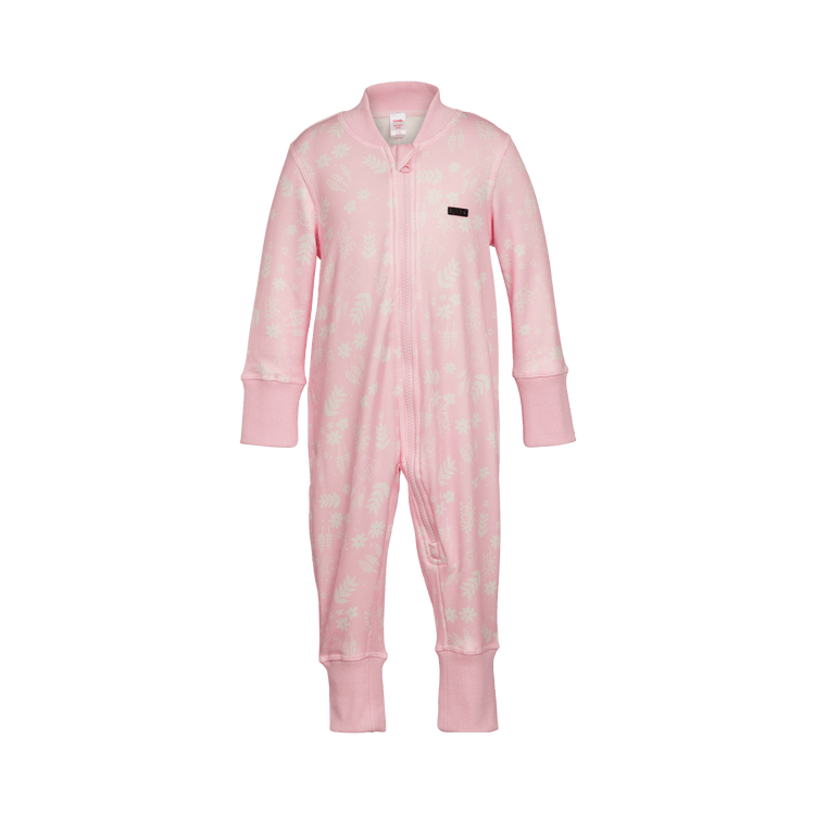 Kombi Infant Velvet Fleece One-Piece - Fox Forest - Front View - Cozy Baby Winterwear