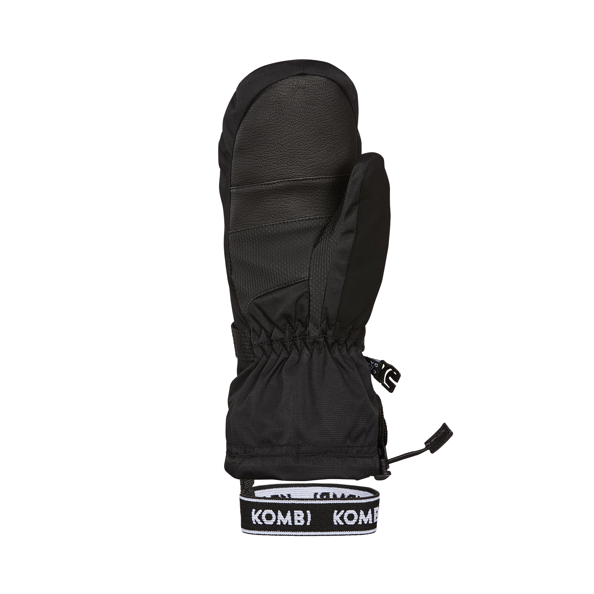 Kombi Zenith Jr Mitts - Mountain Kids Outfitters in Black - Face of the Palm View