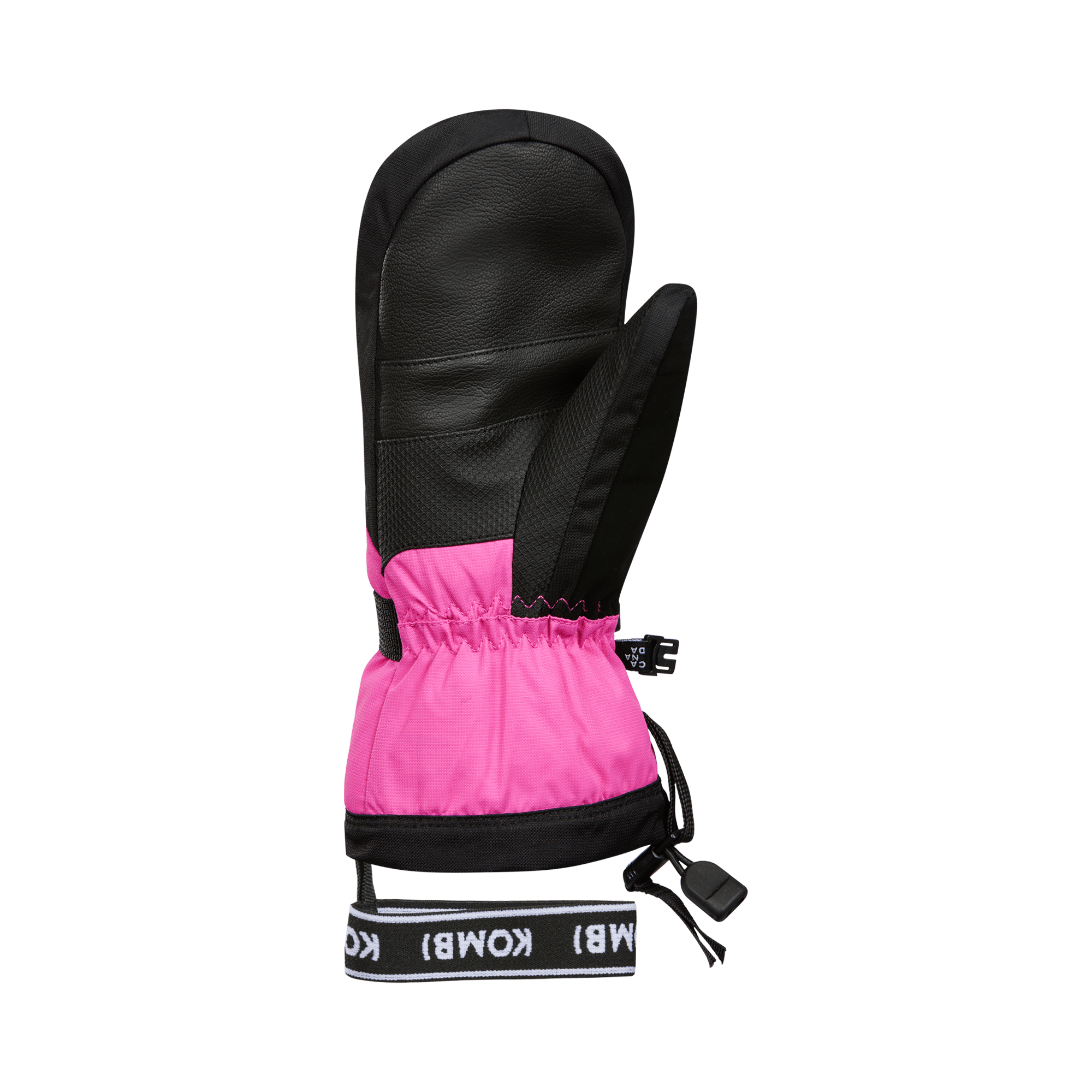 Kombi Zenith Jr Mitts - Mountain Kids Outfitters in Fuchsia Fedora - Face of the Palm View