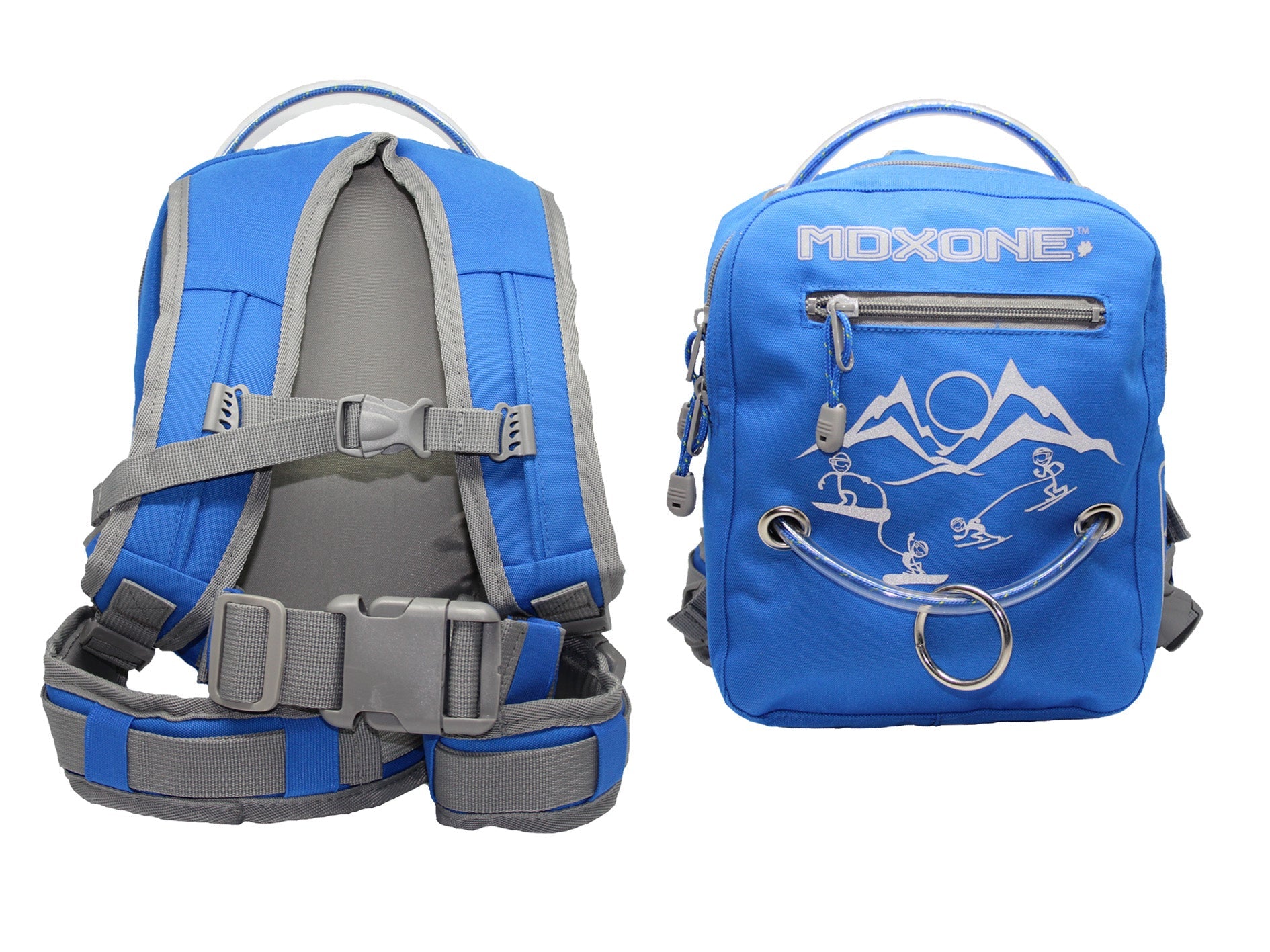MDX One Kids Snowboard/Ski Backpack with retractable rope - Mountain Kids Outfitters