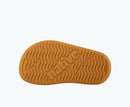 Native Charley Kids - Mountain Kids Outfitters: Regatta Blue/ Shell White/ Toffee Brown Color - White Background sole area