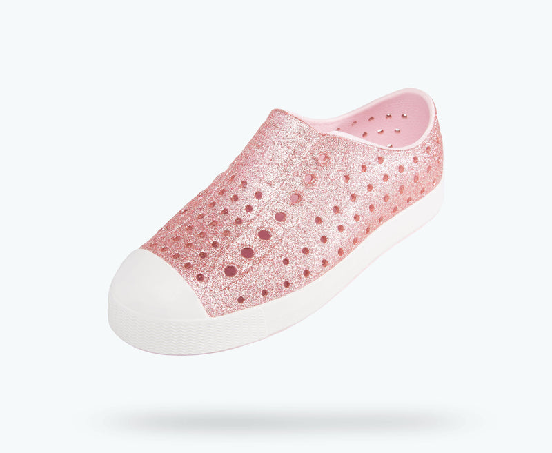 Native Jefferson Bling Kids - Mountain Kids Outfitters - Milk Pink Color - White Background Front View