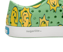 Native Jefferson Sugarlite Print - Mountain Kids Outfitters: Candy Green/Shell White/Raincoat Sunsmile Color - side view