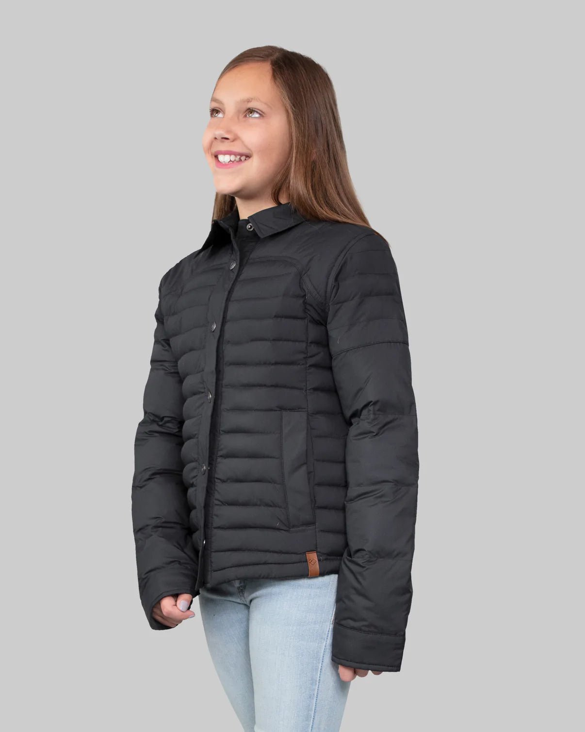 Obermeyer Teen Girls' Willa Puffy Shirt Jacket - Mountain Kids Outfitters