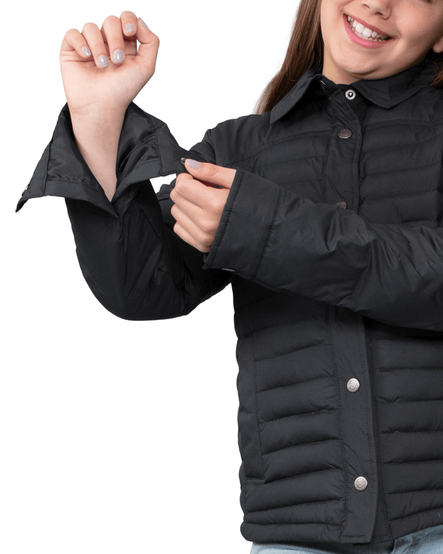 Obermeyer Teen Girls' Willa Puffy Shirt Jacket - Mountain Kids Outfitters