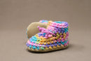 Padraig Knit Slippers (Baby Sizing) - Mountain Kids Outfitters: Sunset Color - side view