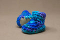 Padraig Knit Slippers (Newborn Sizing) - Mountain Kids Outfitters - Blue  Multi Color - Side View