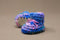 Padraig Knit Slippers (Newborn Sizing) - Mountain Kids Outfitters - Purple Multi Color - Side View