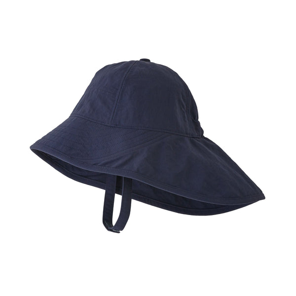 Patagonia Baby Block-the-Sun Hat: New Navy Side View
