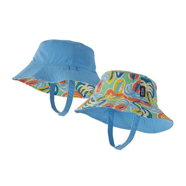 Patagonia Baby Sun Bucket Hat: Community: Bloom Green Front View