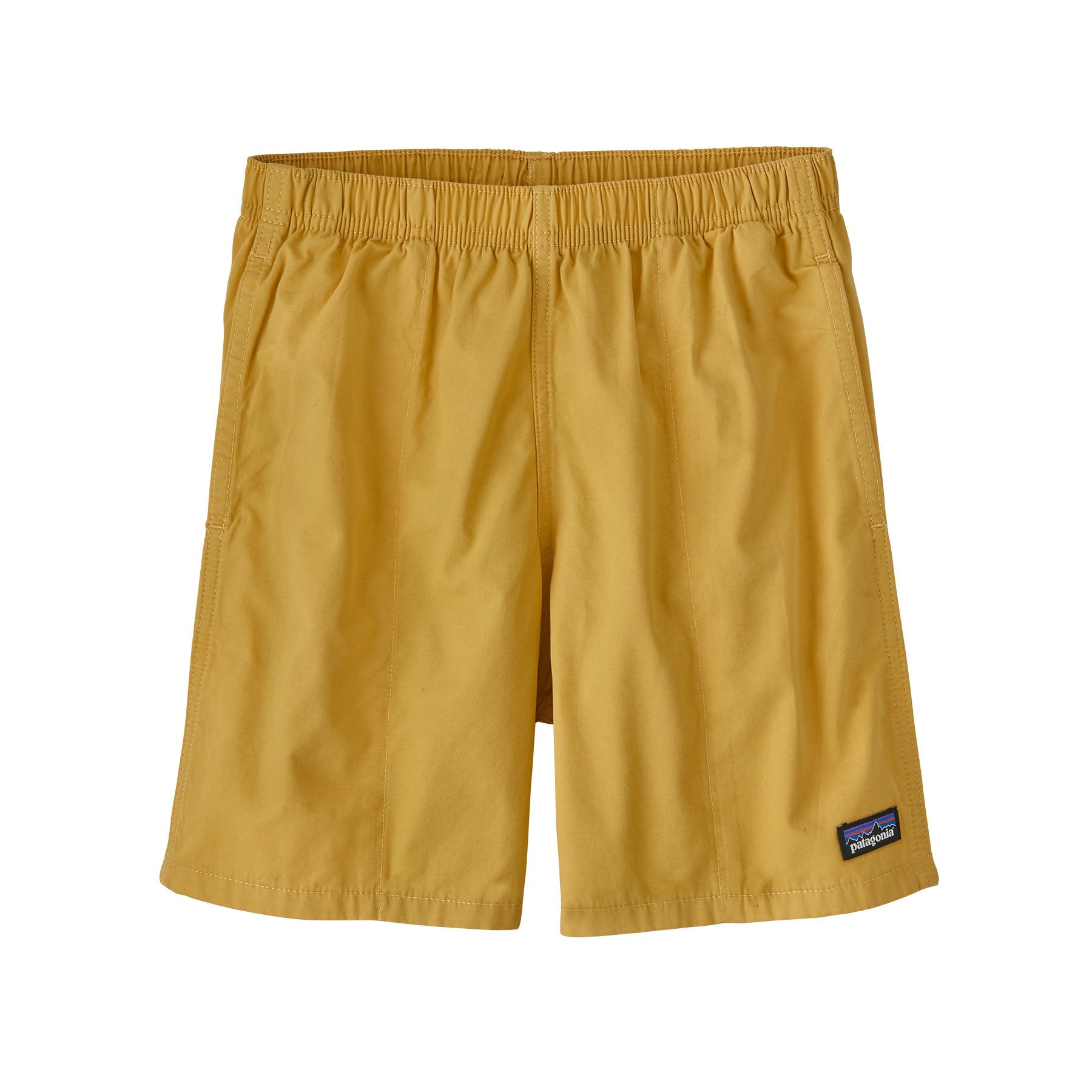 Patagonia Kids Funhoggers Short: Surfboard Yellow Front View