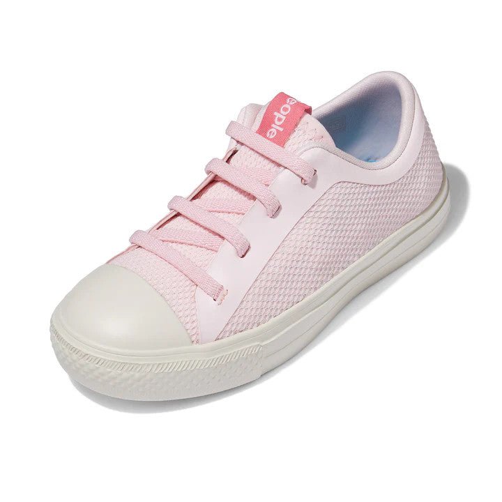 People Phillips Kids Shoes - Mountain Kids Outfitters - Cutie Pink/Picket White Color - White Background Front View