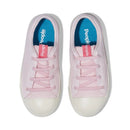 People Phillips Kids Shoes - Mountain Kids Outfitters - Cutie Pink/Picket White Color - White Background Top View