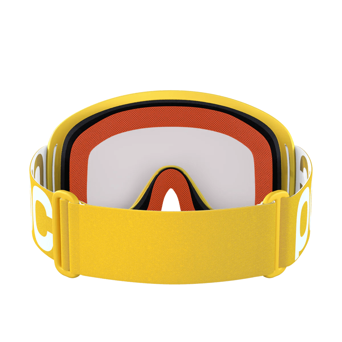 POC Opsin Youth MTB Goggles 2023 - Mountain Kids Outfitters: Aventurine Yellow, Back View