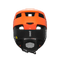 POC Otocon Race MIPS Full Face Helmet - Mountain Kids Outfitters: Fluorescent Orange AVIP/Uranium Black Matte, Back View