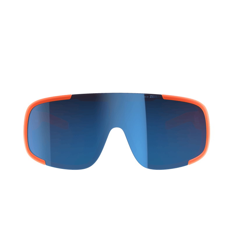 POCito Aspire Bike Sunglasses - Mountain Kids Outfitters: Fluorescent Orange Translucent, Front View