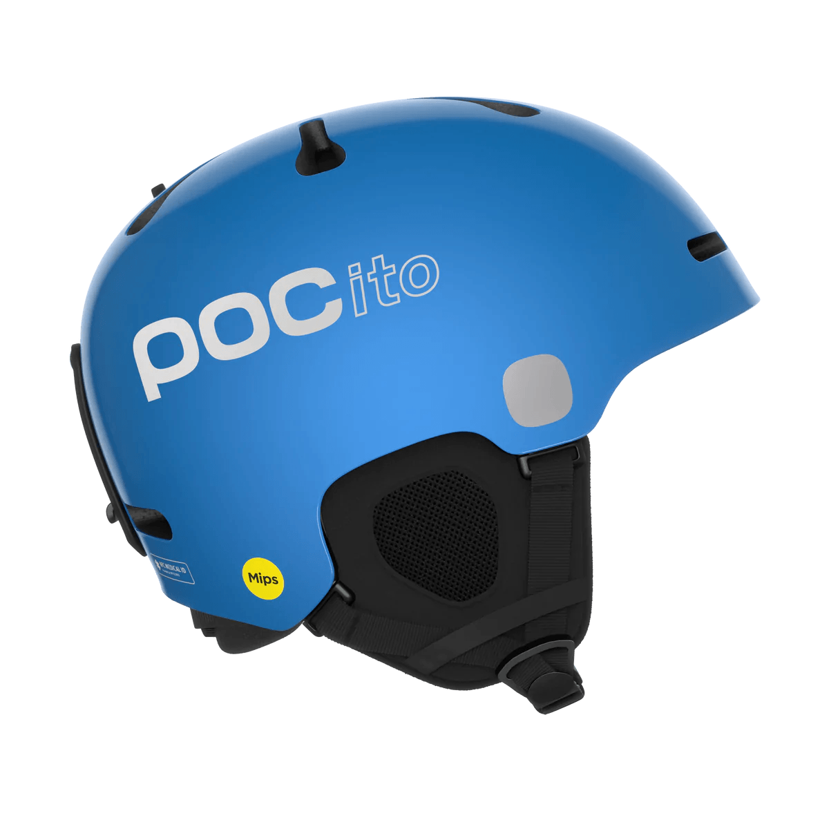 POCito Fornix MIPS Helmet - Mountain Kids Outfitters: Blue, Side View