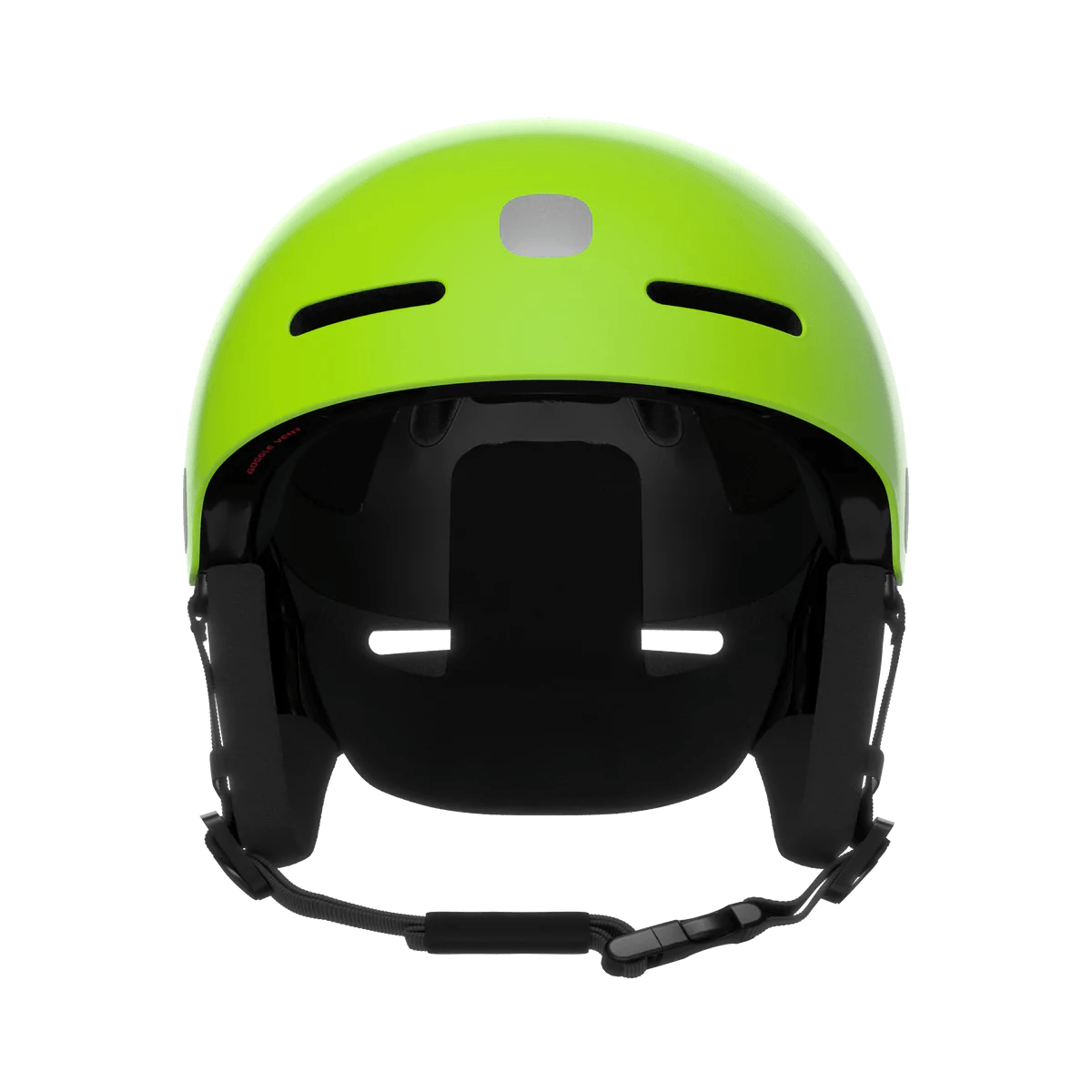 POCito Fornix MIPS Helmet - Mountain Kids Outfitters: Yellow Green, Front View