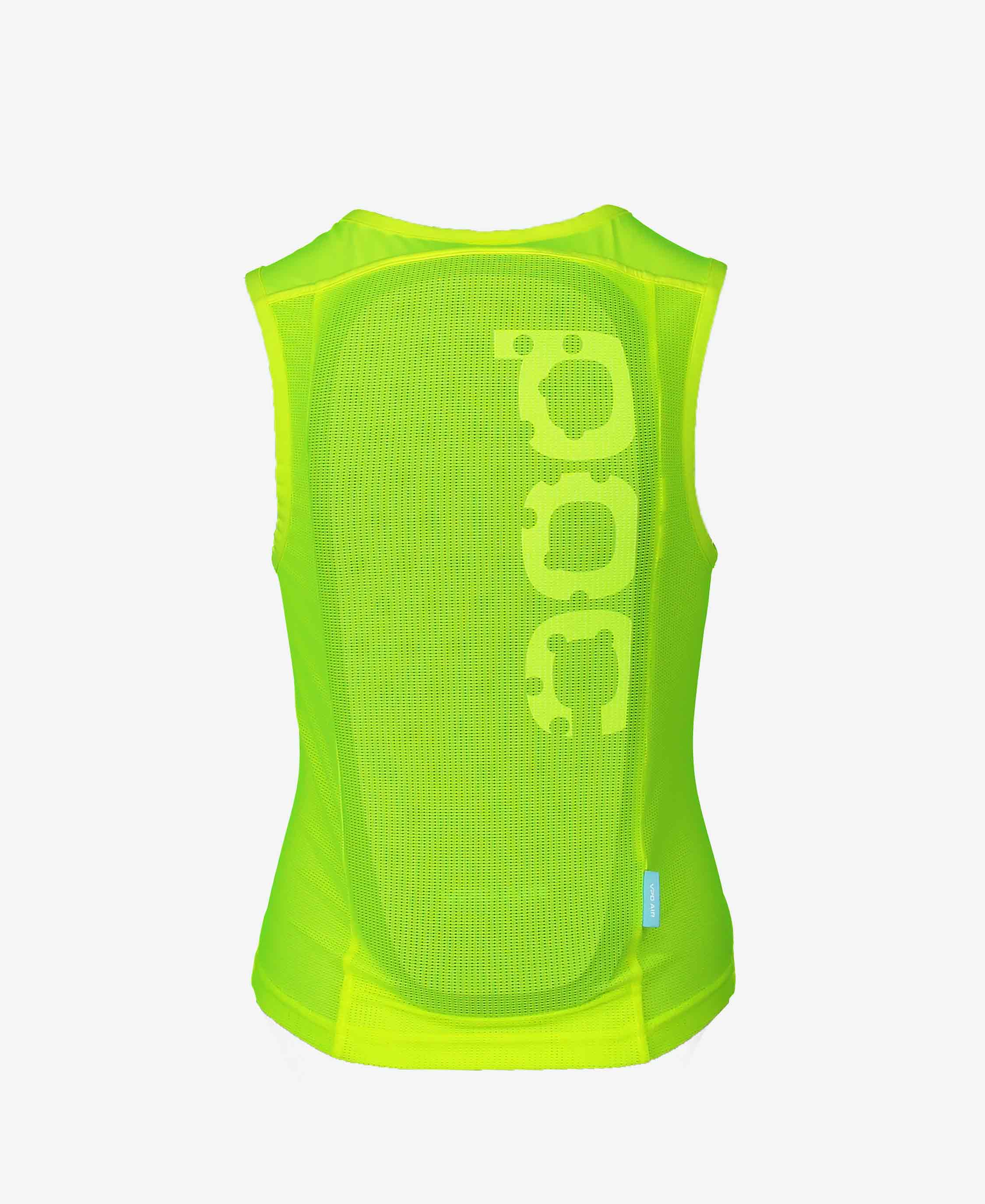 POCito VPD Air Vest - Mountain Kids Outfitters: Fluorescent Yellow Green, Back View