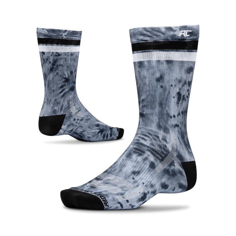 Ride Concepts Alibi - Synthetic 8" Sock - Mountain Kids Outfitters: Charcoal, Front View