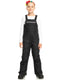 Roxy Girl Non Stop Bib Snow Pants - True Black (KVJ0) 10/M - Mountain Kids Outfitters