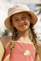 Roxy Girls' Astral Aura Bucket Hat - Mountain Kids Outfitters: Peach Color - Front View