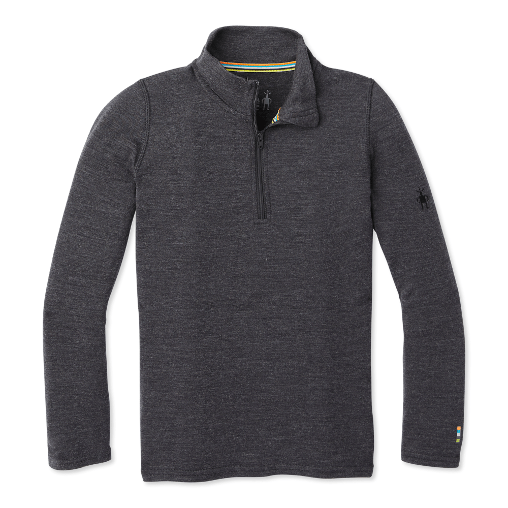 Smartwool Kids' Classic Thermal Merino Base Layer 1/4 Zip - Mountain Kids Outfitters
