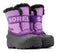 Sorel Children's Snow Commander Snow Boots - Mountain Kids Outfitters - Purple Color - White Background front view