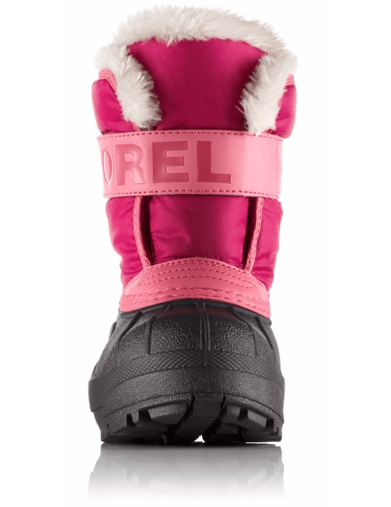 Sorel Children's Snow Commander Snow Boots - Mountain Kids Outfitters - Pink Color - White Background front view