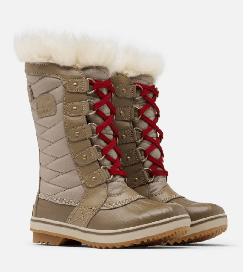 Sorel Youth Tofino II Snow Boots - Mountain Kids Outfitters - Brown Color - White Background