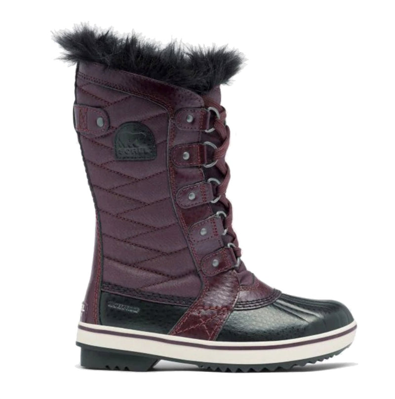 Sorel Youth Tofino II Snow Boots - Mountain Kids Outfitters - Epic Plum Color - White Background side view