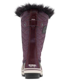 Sorel Youth Tofino II Snow Boots - Mountain Kids Outfitters - Epic Plum Color - White Background back view